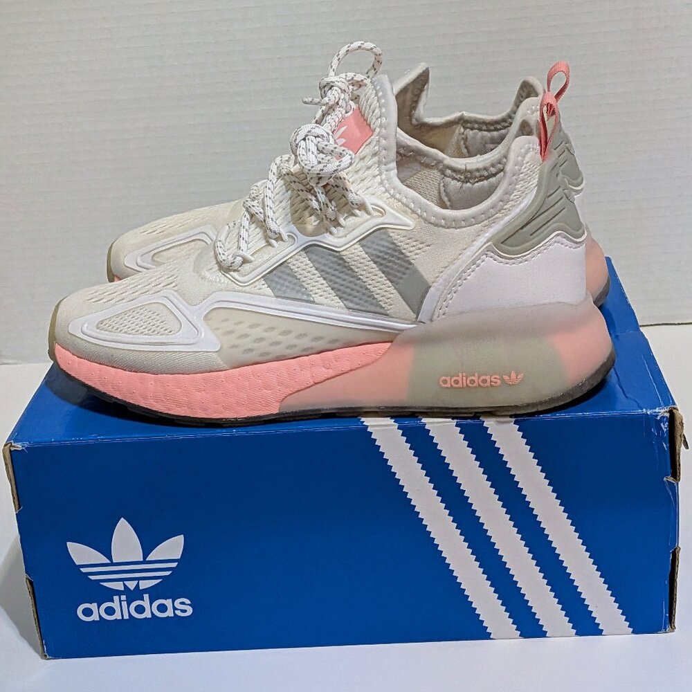 adidas Women's White & Pink Running Shoes